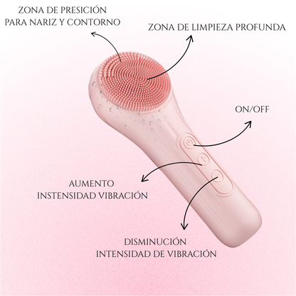 Cepillo de limpieza facial zoelure